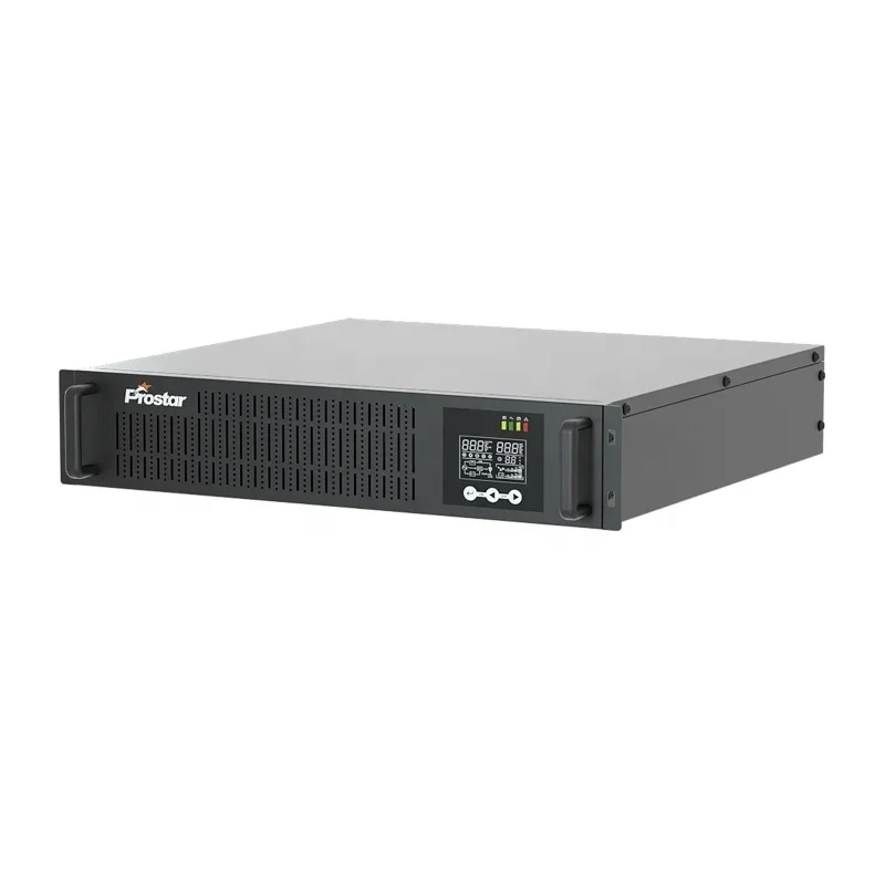 2K/2KVA 무정전 전원 공급 장치 UPS PF1.0 좋은 가격 19인치 랙 마운트 2U 전원 내장 배터리