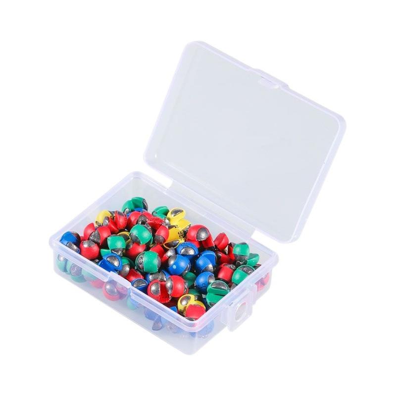 Pesos de Pesca em Chumbo com Clipe, Tipo Boca Aberta, Sem Danos à Linha, Acórios para Pesca em Água Saada, Pesos de Esta...