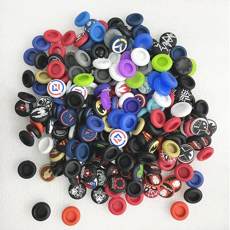 10pcs/lot Random Shipment Mix Color for Ps4 Ps5 for Xboxone Series S X Joystick Thumb Stick Grip Silicone Cap