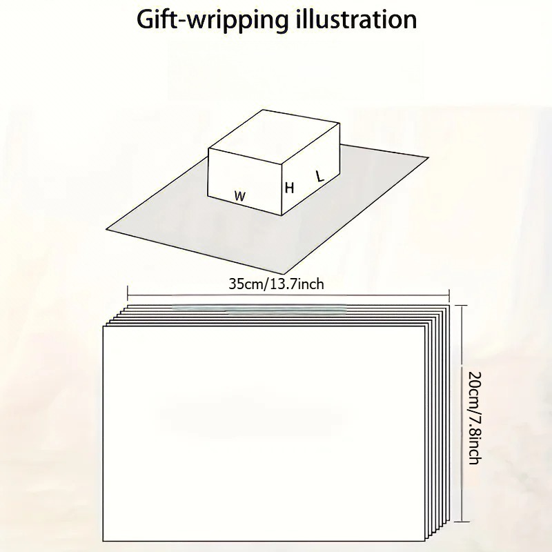 10/20 gift wrapping paper, suitable for Christmas, birthday gift wrapping, bouquet filling, and party gift wrapping