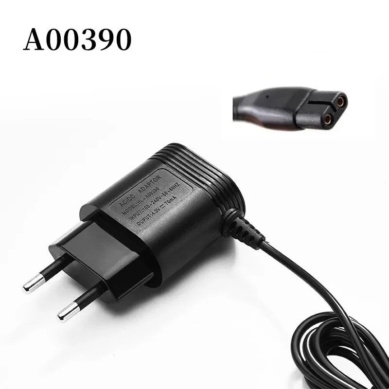 Reemplazo del cargador de afeitadora 4.3V A00390 compatible con Philips One Blade QP2520, QP2520 / 90, QP2520 / 70, QP2520 / 72