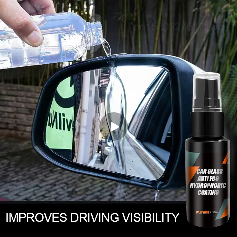 Spray repelente al agua, revestimiento antilluvia para vidrio de coche, líquido hidrofóbico antilluvia, máscara de espejo para parabrisas de coche, Nano pintura