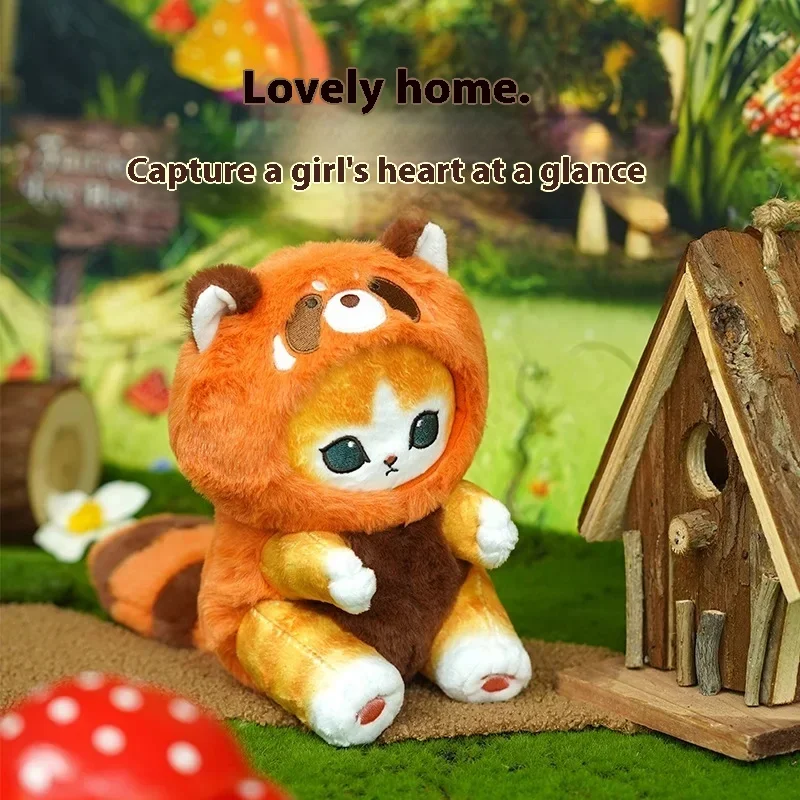 Original Mofusand Long Tailed Animals Series ตุ๊กตาตุ๊กตาน่ารัก Shark Cat ตุ๊กตา Kawaii ตุ๊กตา Plushie ของขวัญของเล่นสําหรับเด็ก