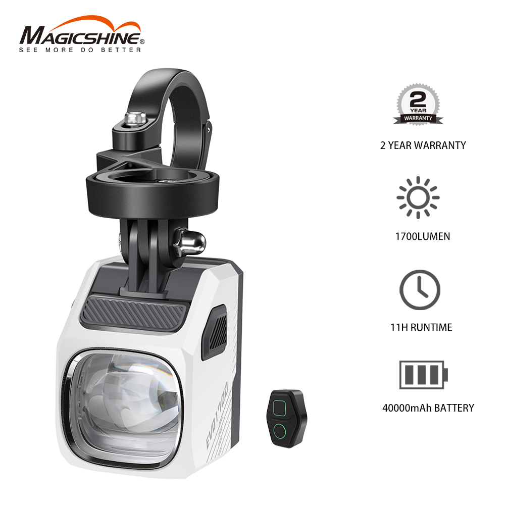 Велосипедные фонари Magicshine EVO1700/1100 с отрывным лучом, перезаряжаемая велосипедная фара USB-C, водонепроницаемый передний фонарь для велосипеда IPX 6,