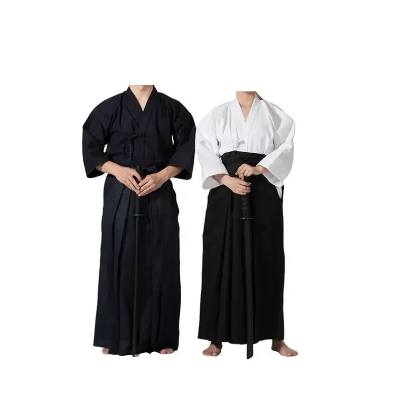 Kendo Uniformen Kampfkunst Kleidung Kendo Aikido Hapkido Kampfkunst Anzug Männer Frauen Hakama Aikido Uniforme Kung Fu Taekwondo