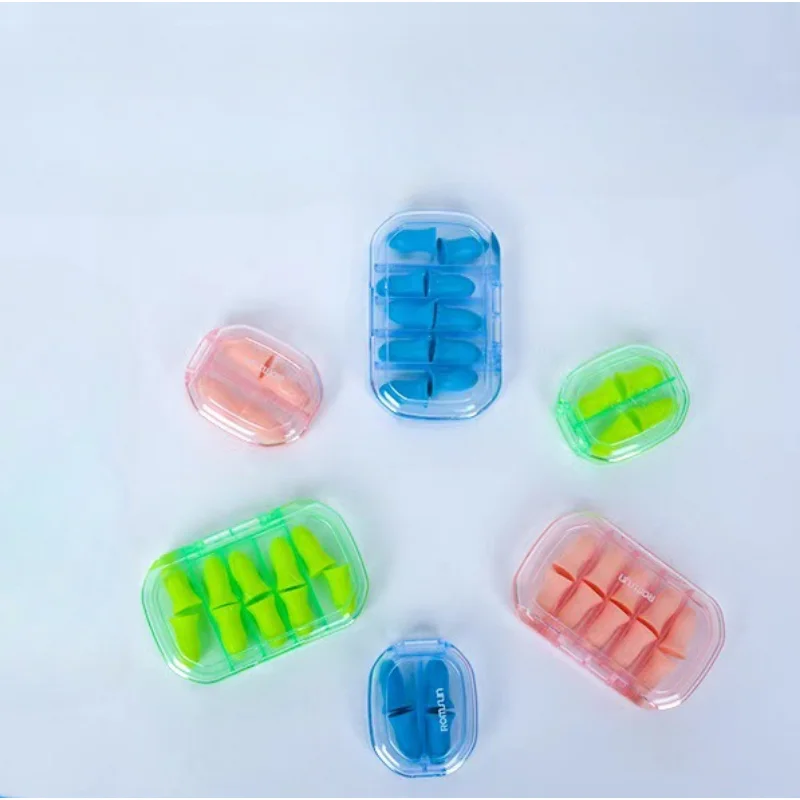 耳栓,柔らかく,軽くてゆっくりとした,ノイズリダクション,睡眠用,女性用,4/10個