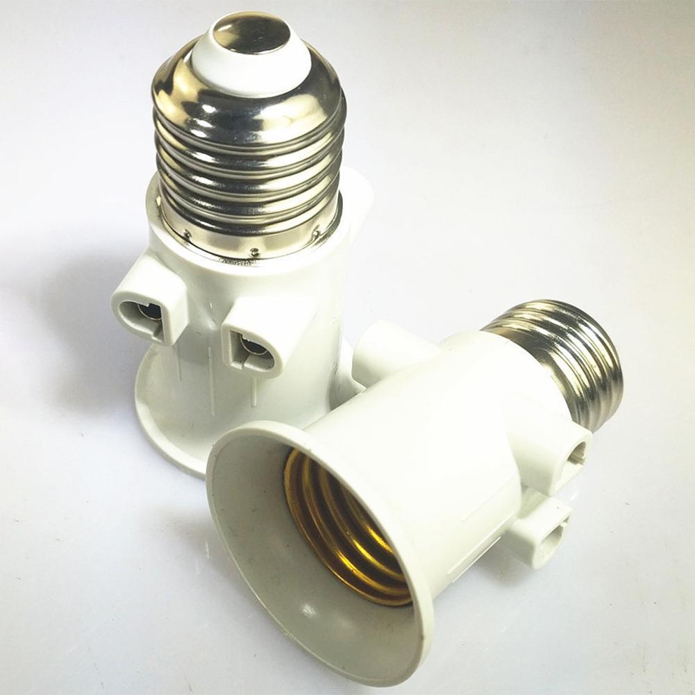 European Fireproof 100-240V 4A Eu Plug Connector E27 Bulb Adapter Lamp Holder Base Socket Conversion Accessories