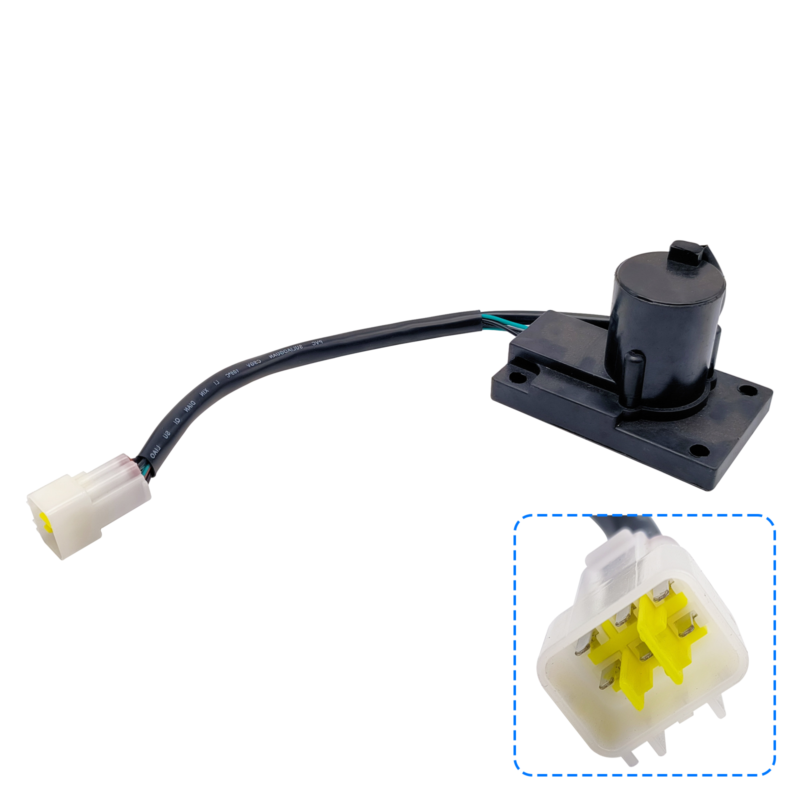 LINHAI 260/300/400 ATV 2WD/4WD SHIFT MOTOR WASSERDICHTER STECKER Linhai Code 24446C