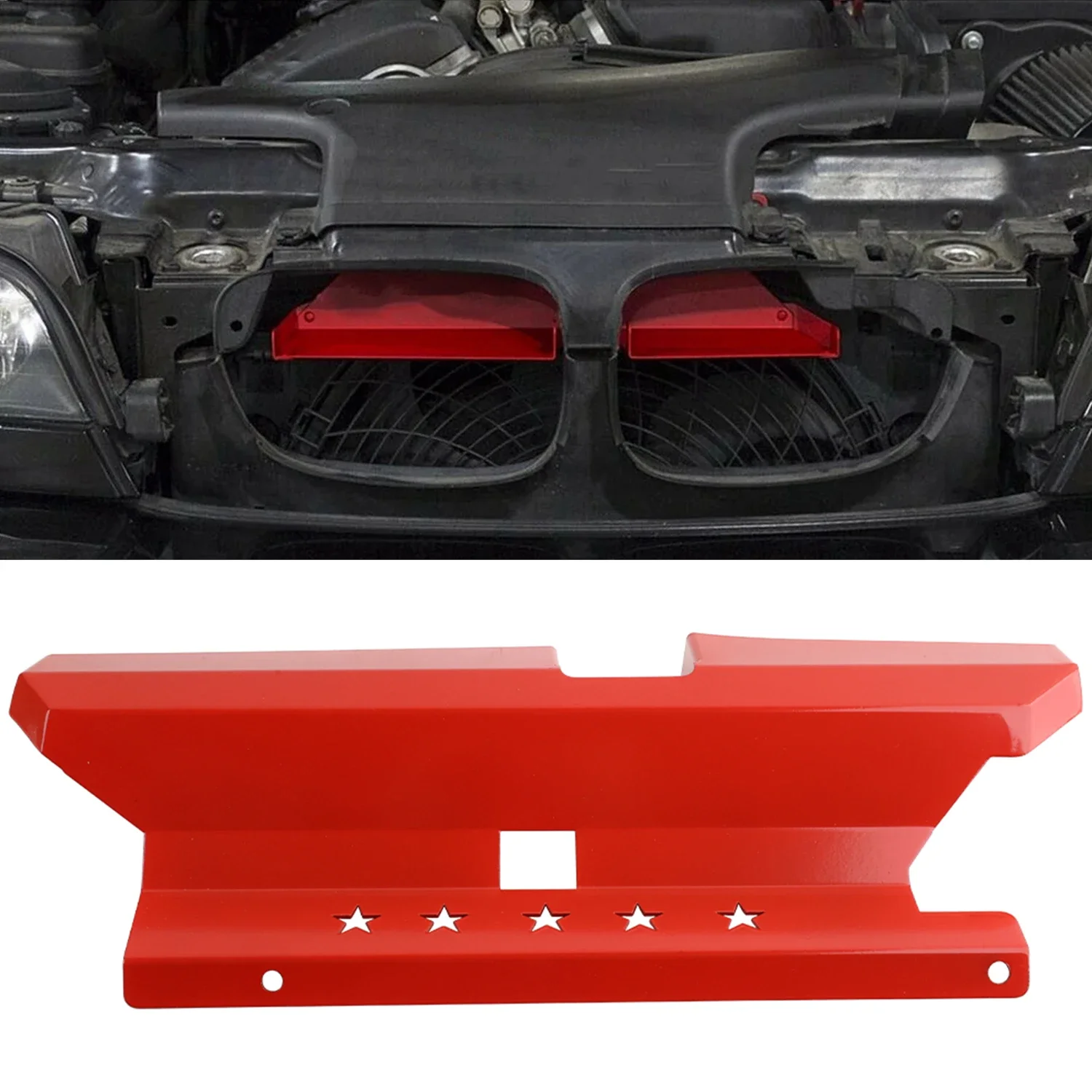 Pala de entrada de aire dinámica para BMW 323i 325i 328i 330i M52 M54 E46 M3 1999-2007