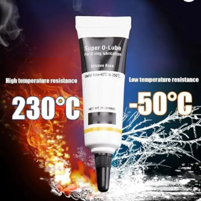 10g graxa de silicone vedação à prova d'água anel de vedação de graxa de silicone à prova d'água lubrificação com graxa de lanterna