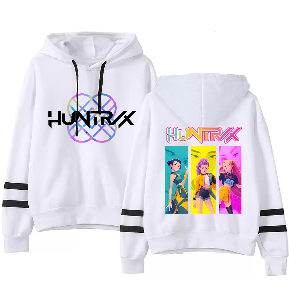 2025 Kpop Demon Hunter sweat à capuche femme Anime Huntrix graphique à capuche 90s décontracté hiver à manches longues pulls à capuche Shoujo vêtements