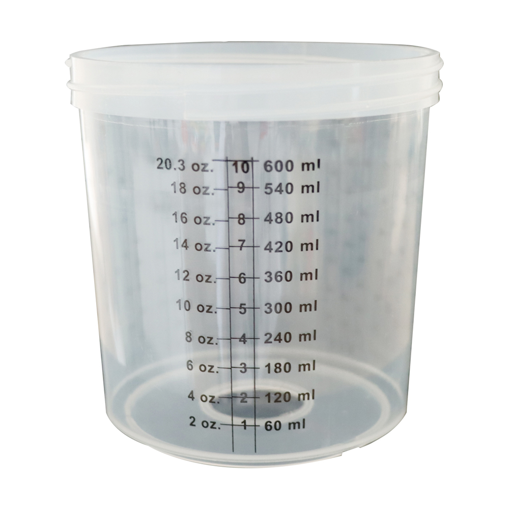 50 Pz/set Pistola A Spruzzo Vernice Tazza di Miscelazione H/O Tazza Rapida Pistola A Spruzzo Serbatoio 160ML/350ML/600ML Tazza di Vernice Usa E Getta