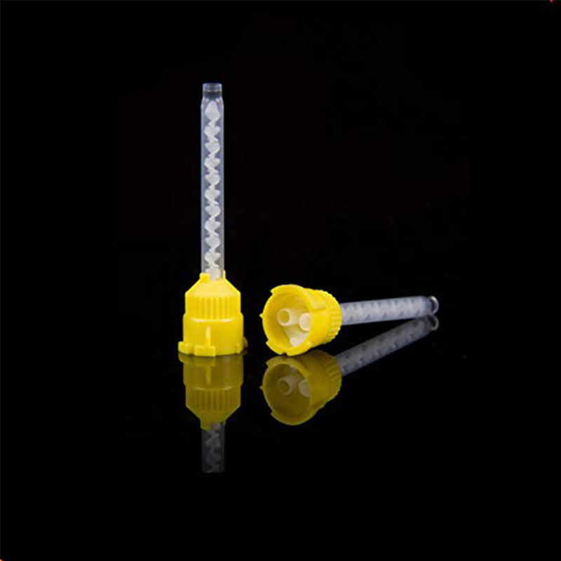 50/100 stücke Dental Mischen Tipps Einweg Düsen Rohre Kopf Abdruck Materialien Silikon Gummi Förderung Zahnmedizin Labor Produkte