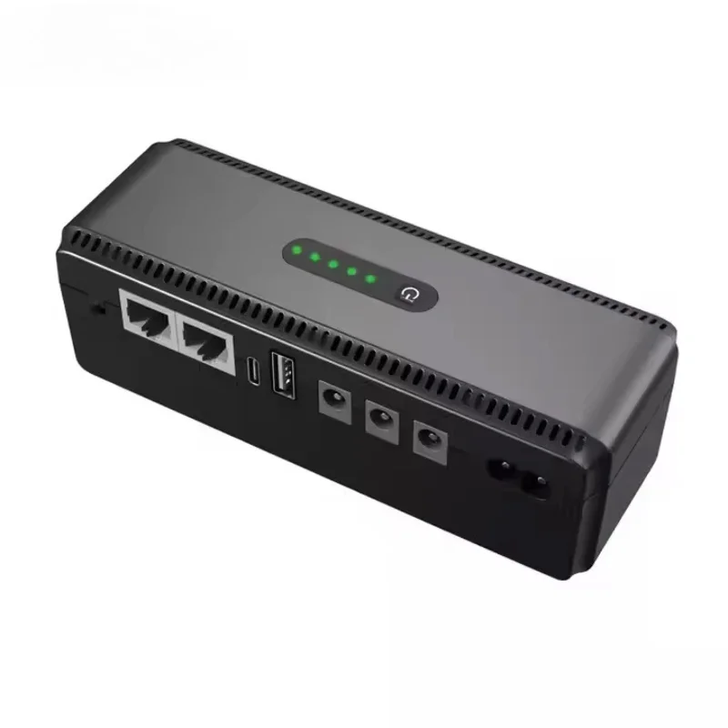 SHANPU Mini UPS fuente de alimentación nuevo diseño 8800/10400mAh 5V/9V/12V POE 15V/24V WiFi enrutador salida de entrada monofásica