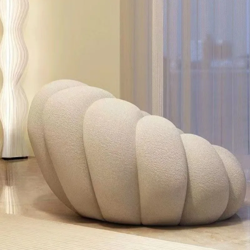 Comfortable Pumpkin Shape Living Room Lazy Sofa Soft Luxury Creative Modern Nordic Bedroom Single Lazy Sofas Home Decorations