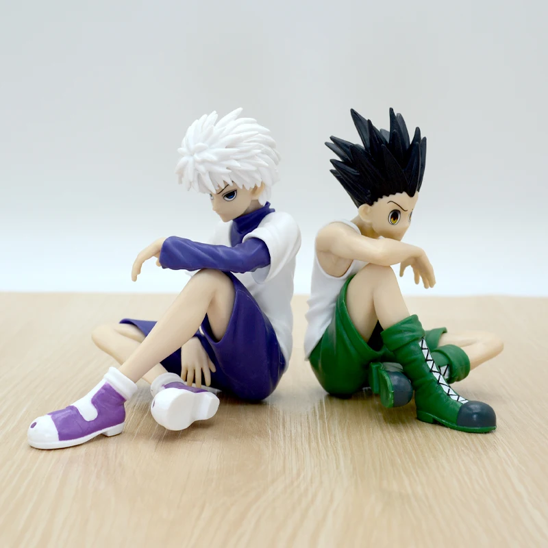 13cm Hunter x Hunter Gon Freecss figura de Anime Alluka Zoldyck figura de acción Chrollo Lucilfer/Kurapika estatuilla modelo juguetes regalo