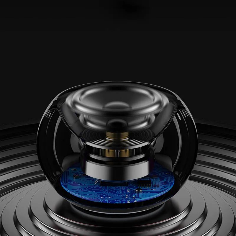 Mini alto-falante portátil de metal metálico sem fio bluetooth alto-falante tws estéreo interno/externo subwoofer portátil alto-falante compacto