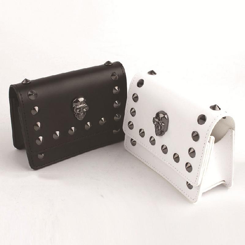 เครื่องวัดระยะกอล์ฟกระเป๋าหนัง Skull ปิดแม่เหล็กผู้ถือกรณี Range Finder กระเป๋าพกพาเลเซอร์เครื่องวัดระยะทางเข็มขัดเอวกระเป๋า