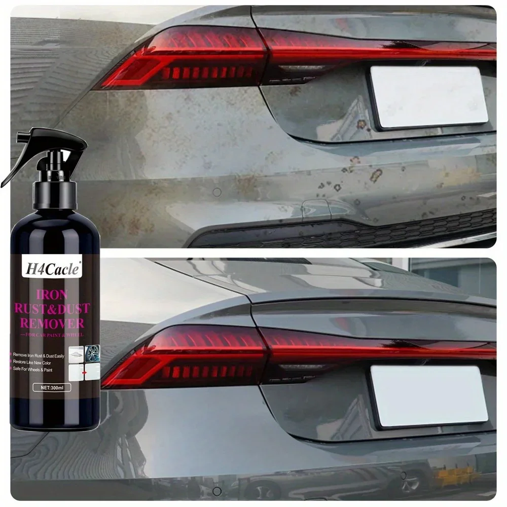H4Cacle สีรถและล้อเหล็กอนุภาคผงทําความสะอาด Super Rust Dust Remover สเปรย์โลหะ Surface Defender Auto Rim Cleaner