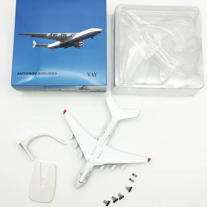 20 cm Ucraina Antonov AN225 Mriya Modello in metallo Aereo in scala 1:400 Aereo in miniatura per le collezioni