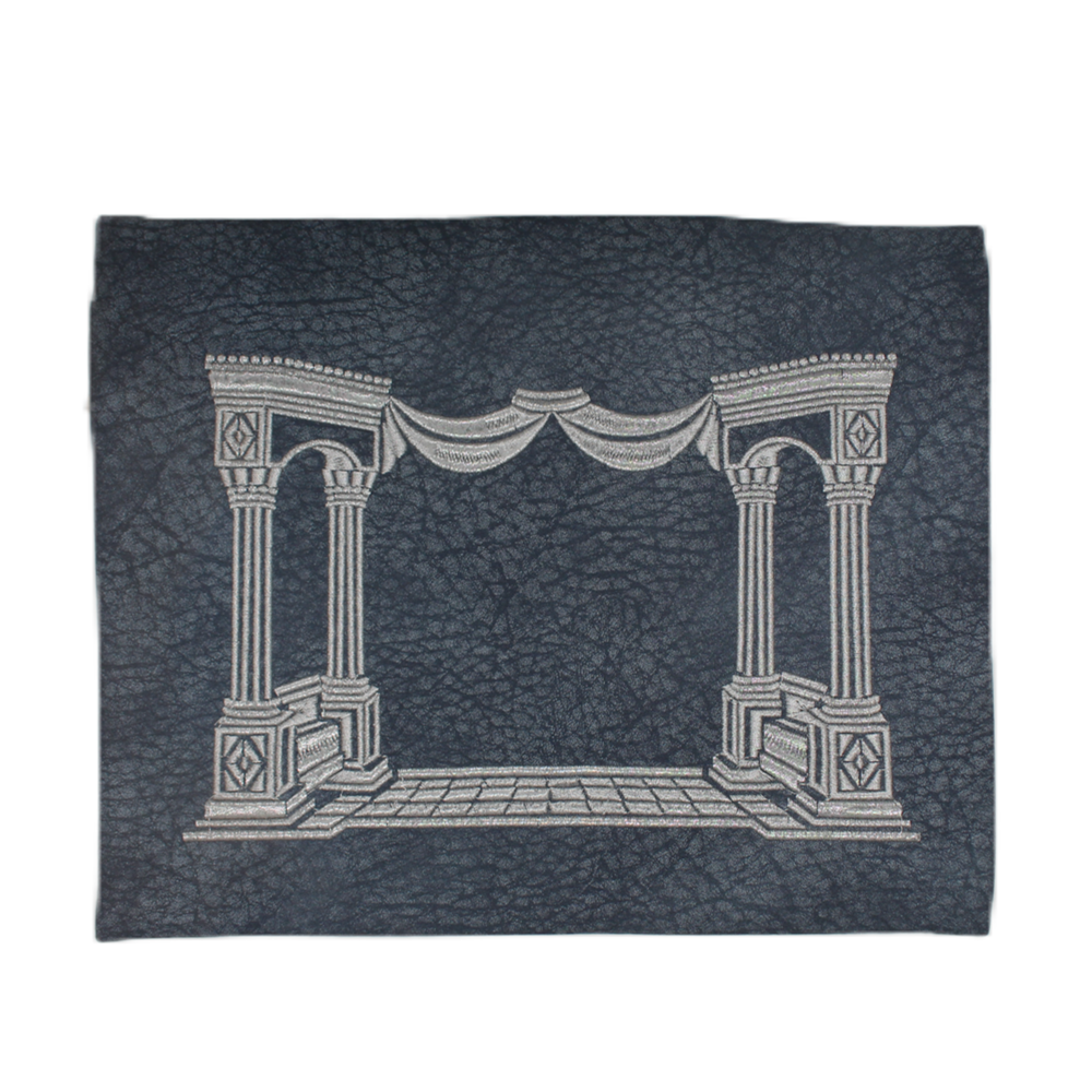 Tefillin saco de linho para tallit com design de casa bordado presente judeu hanukkah
