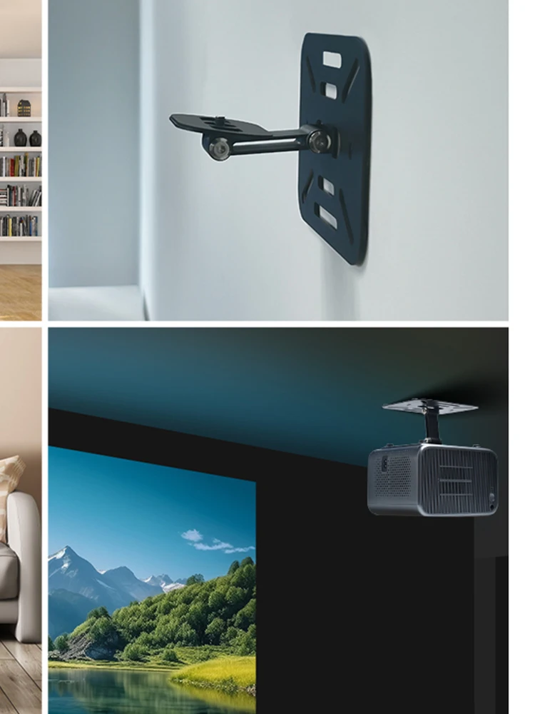 Desktop Projector holder Stand Table Mobile Projector Mount Removable Adjustable Universal Projectors Bracket Holder Studio Home