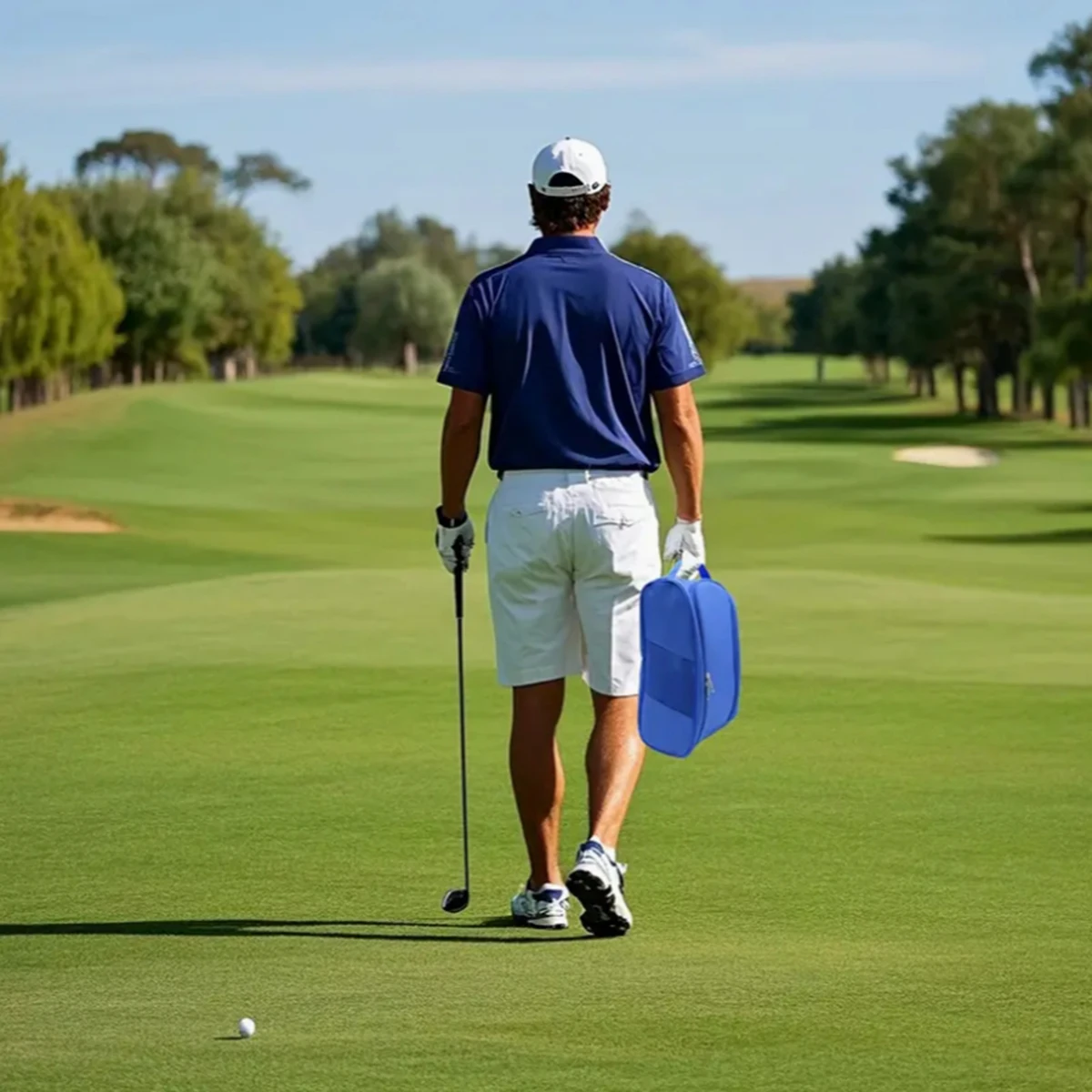 Bolsa de zapatos de Golf portátil, bolsas porta zapatos de tela Oxford, bolso de Golf ligero transpirable, bolsa de zapatos de tenis de fútbol a prueba de polvo