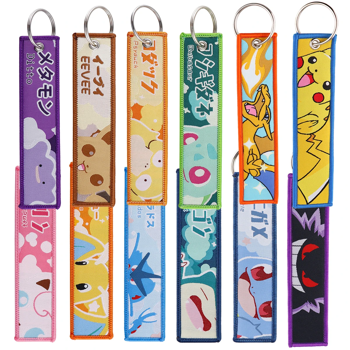 Anime Hoạt Hình Pokemon Chìa Khóa Thẻ Móc Khóa Cho Xe Ô Tô Xe Máy Pikachu Gengar Móc Khóa Nam Nữ Giá Đỡ Thời Trang Phụ Kiện Trang Sức