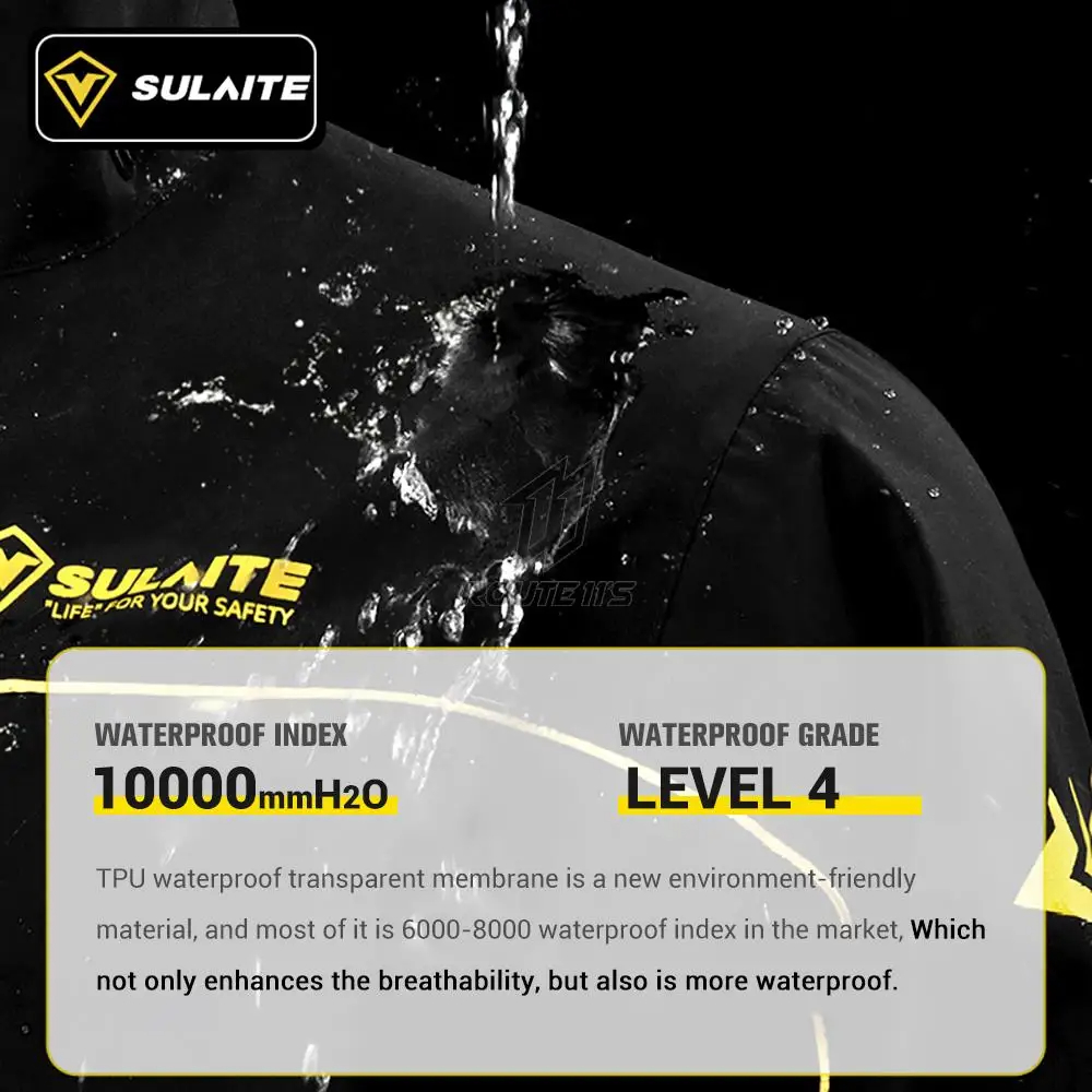 เสื้อกันฝนรถจักรยานยนต์ชุด Rainstorm ป้องกันเสื้อกางเกงตั้งแคมป์เดินป่าตกปลาเสื้อกันฝน Moto เสื้อกันฝนผู้ขับขี่รถจักรยานยนต์ Rain