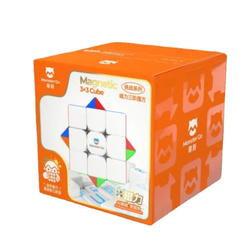 [Picube] GAN Monster Go EDU 3X3 V2 M Cube de vitesse magique magnétique jouets professionnels sans colle GAN EDU V2M Cubo Magico Puzzle