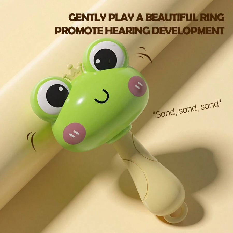 Plastic Kid Maracas with Crisp Sound, Bright Appearance, and Educational Toy for Early Education for 3 months+