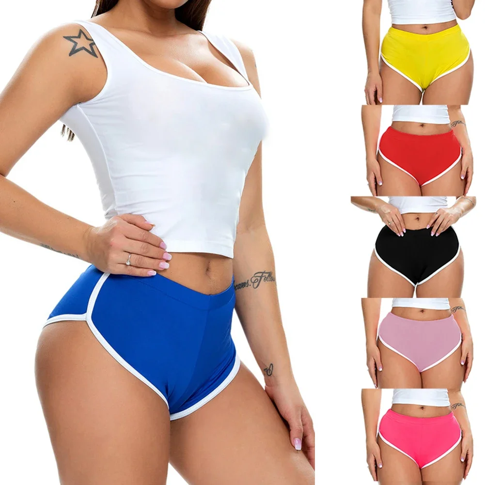Calções femininos verão casual solto yoga esporte ginásio fitness treino calças quentes push up treinamento collants bolso curto roupas femininas
