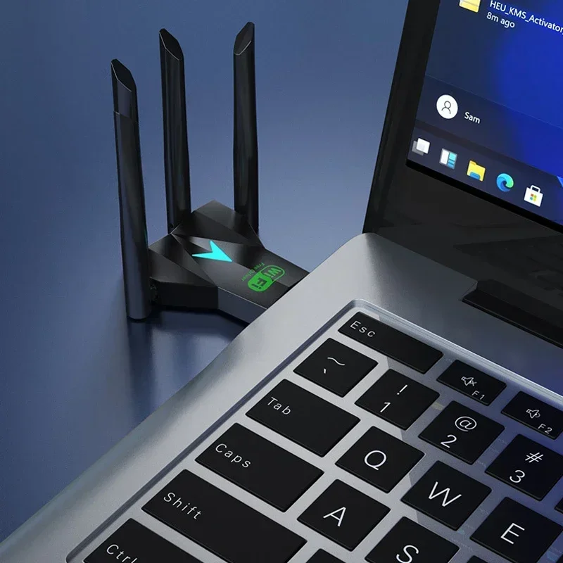Original 4 Antennen 1200 Mbit/s WiFi USB 3.0 Adapter 2,4G/5 GHZ Dual Band WiFi Dongle Drahtlose Netzwerkkarte 802.11AX Für Win 10/11