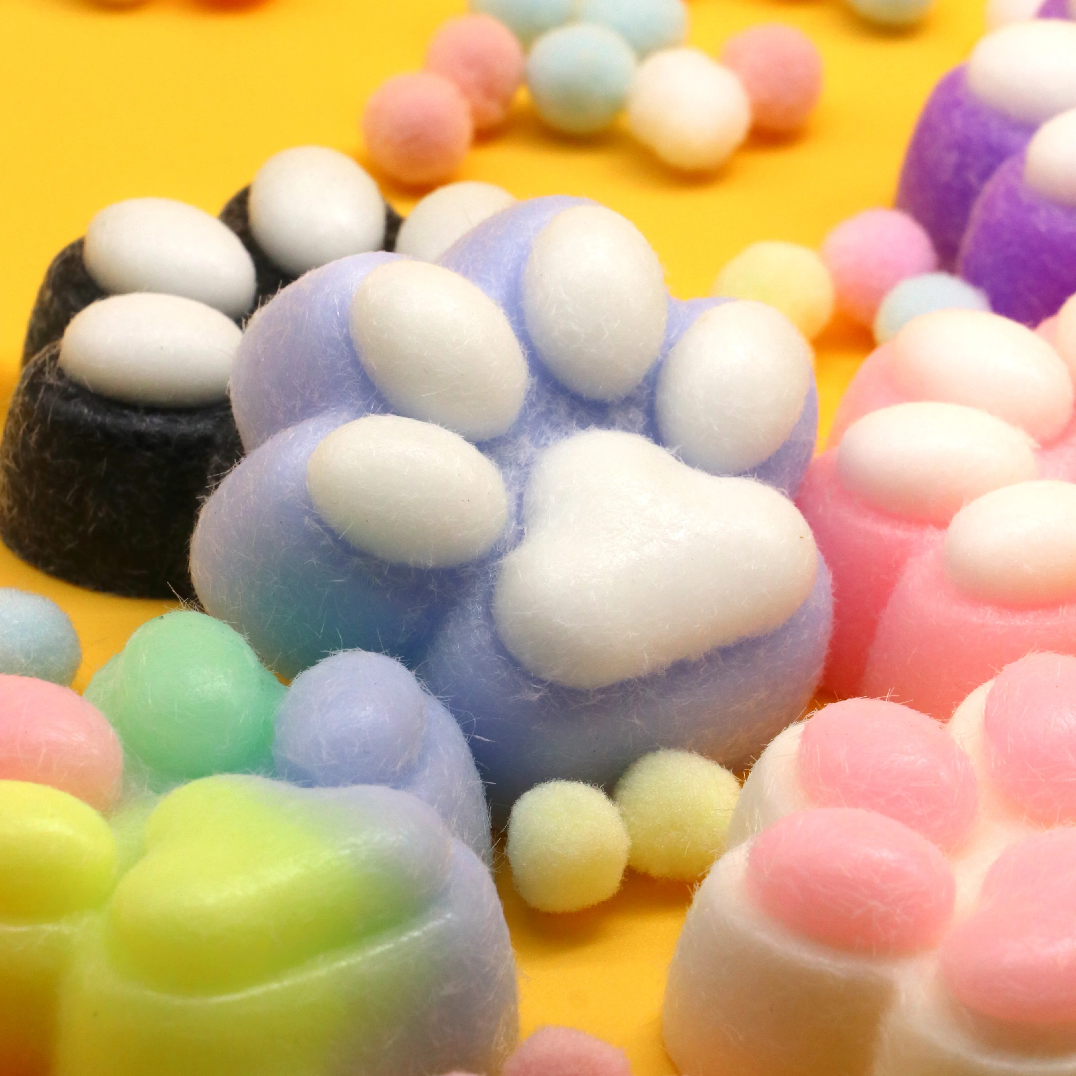 Kawaii น่ารัก Cat PAW ของเล่นบีบช้า Rebound Decompression ของเล่นลดความเครียด Decompression ของเล่นเด็กสําหรับเด็ก Sensory ของเล่น