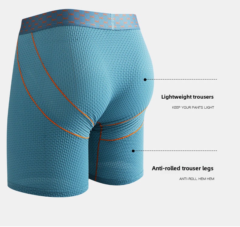 Impressão e tingimento saudável nova calcinha masculina de secagem rápida estendida anti-desgaste perna sweatpants gelo confortável calças masculinas