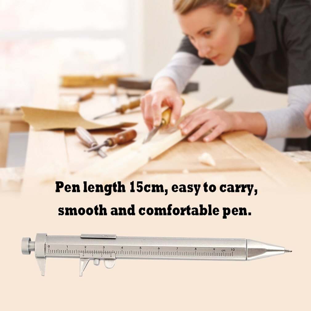 Penna a sfera multifunzione lunga 15 cm Penna a sfera da 0,5 mm Penna a sfera Penna a inchiostro Calibro a corsoio Penna a sfera Creatività Cancelleria