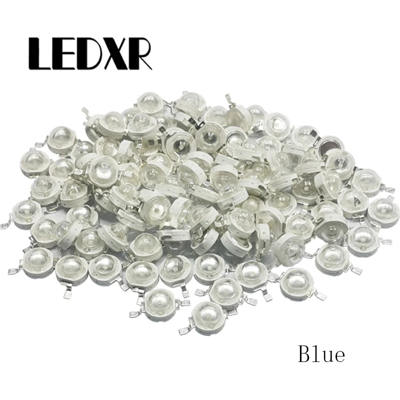 10/1000pcs LED โคมไฟลูกปัด 1 W/3 W/5 W สีขาวอุ่นสีขาวสีแดงสีเหลืองสีฟ้าสีเขียว ORANGE เลียนแบบ lumen โคมไฟลูกปัด