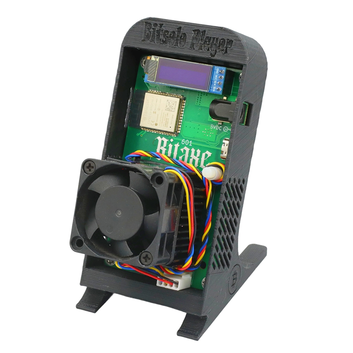 BABQ Bitaxe Gamma 601 Solo Miner 1.2TH/S 18W BM1370 From Antminer S21 Pro Asic Bitcoin BTC Miner with Stand EU PLUG