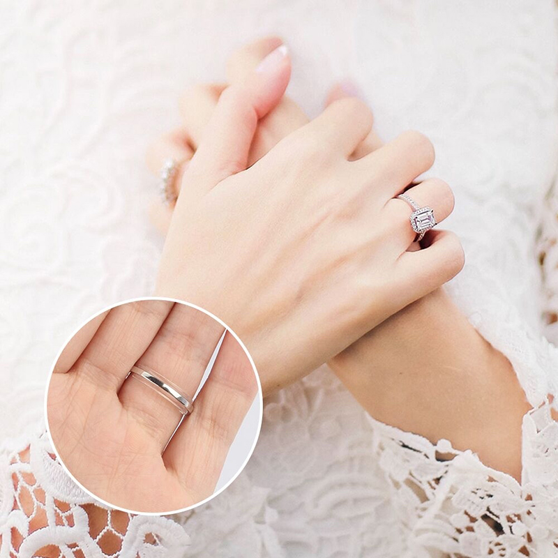 Herramienta de joyería reductora de ajuste de tamaño de anillo transparente Invisible de silicona de 8 tamaños