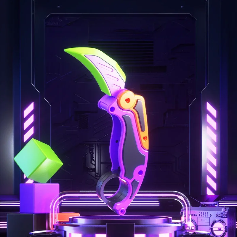 3D พิมพ์ Gravity Claw มีด Fidget ของเล่นพลาสติกพับมีดผีเสื้อผู้ใหญ่ความเครียดบรรเทาของเล่นนวนิยายของเล่นเด็ก Xmas ของขวัญ