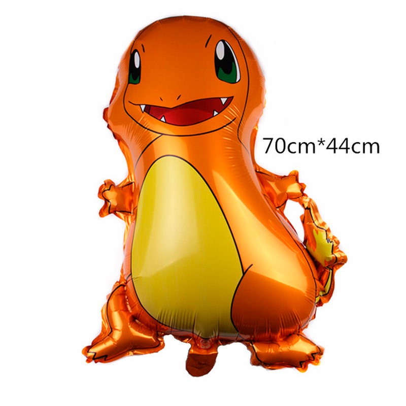 포켓몬 풍선 피카추 Squirtle 이상해씨 피카추 인간 그림 알루미늄 풍선 장식 용품 어린이 생일 파티 선물