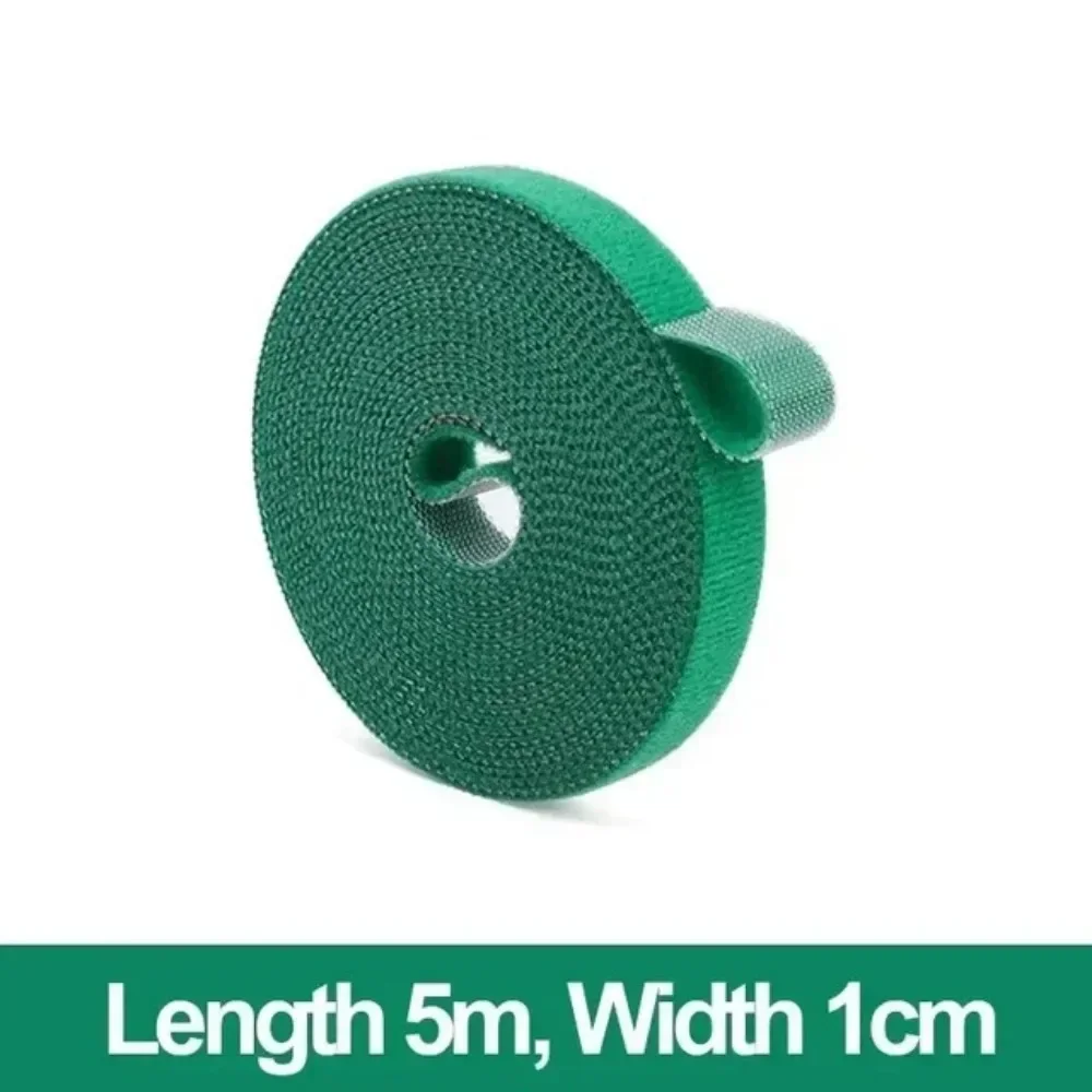Fascetta per piante Pianta autoadesiva regolabile Cavo in nylon Gancio Anello Supporto Fasciatura per spago da giardino Strisce di nastro di fissaggio riutilizzabili