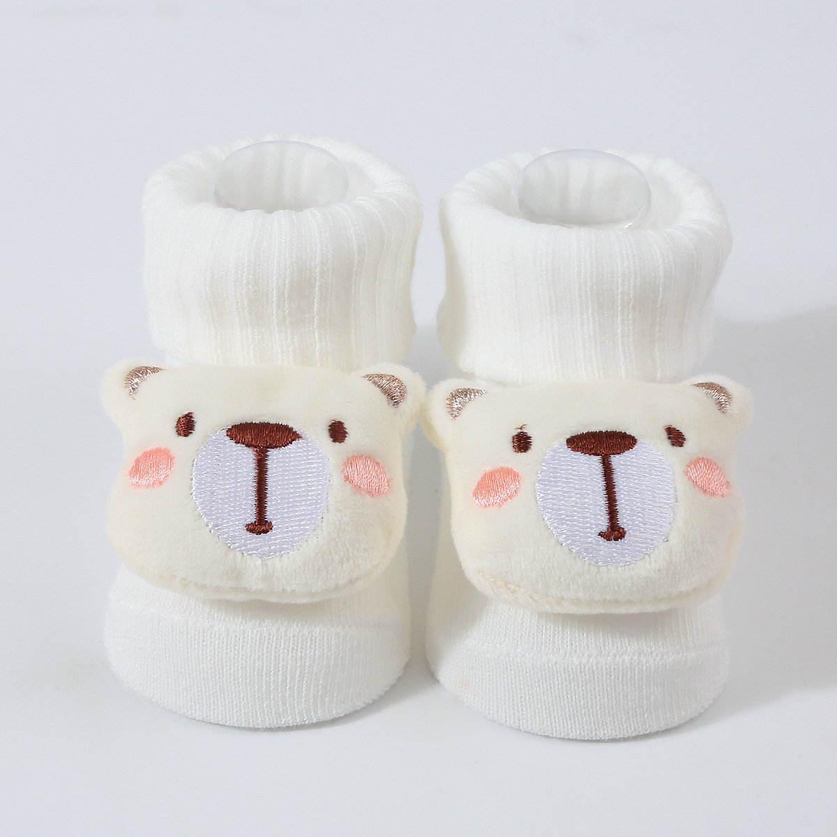 Calzini per bambini Calzini per neonati in morbido cotone primaverile e autunnale nel tubo Calzini per neonati per ragazzi e ragazze in cartone animato 3D 0-6 mesi