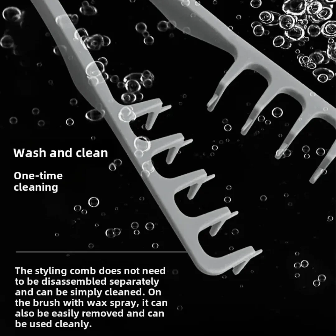 1/2Pcs Volumizing Wide-Tooth Hair Styling Comb Curling Tools Fluffy Texture for Men Ideal for All Hair Types Hairstyling Tools
