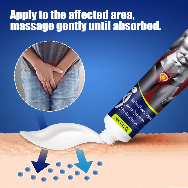 Pomada para tratamiento de Prostatitis, yeso prostático, crema de recuperación de uretritis, función urológica de próstata para hombre, cuidado de la salud G014, 1 Uds.
