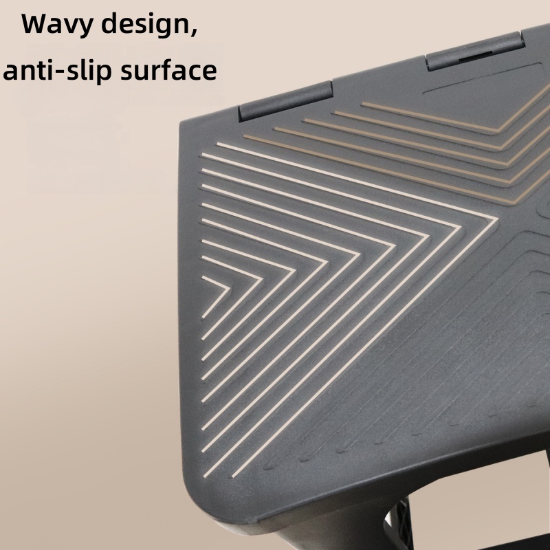 Taburete de escalada de plástico de dos escalones para el hogar, taburete de altura de paso, silla plegable multifuncional, taburete de lavado de coches estable y antideslizante