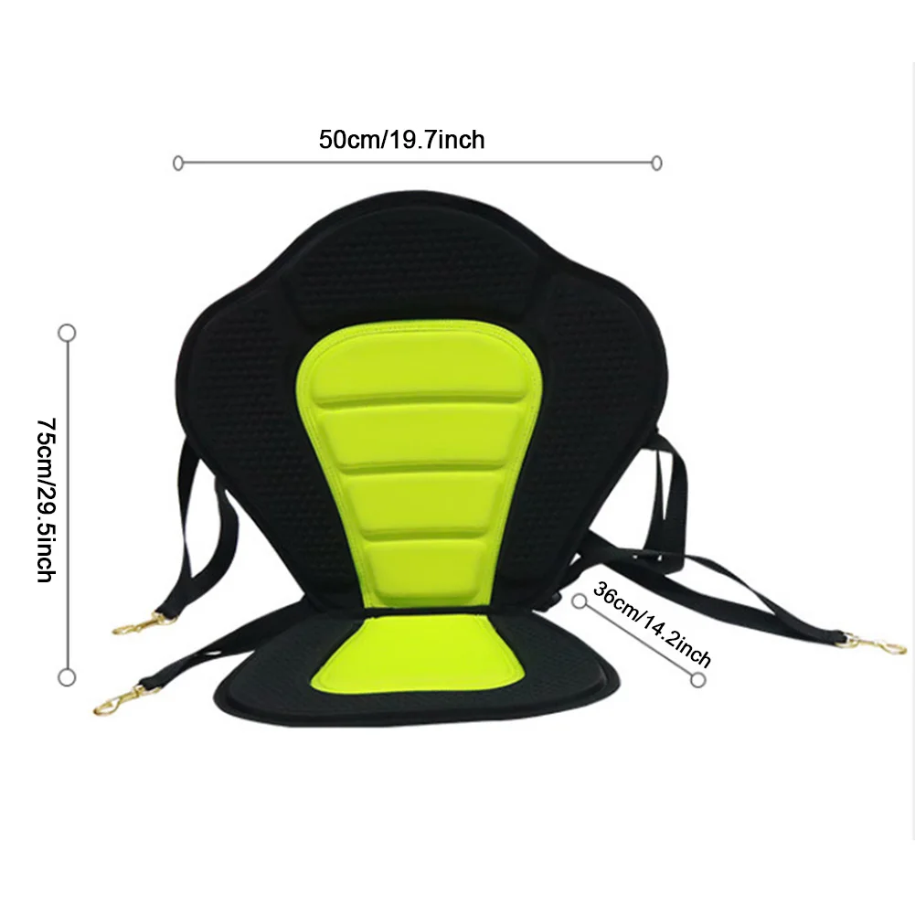 Asiento de tabla de Paddle para Kayak, asiento con respaldo ajustable con bolsa de almacenamiento, asiento con respaldo antideslizante para lanchas de remos, pesca, canoa