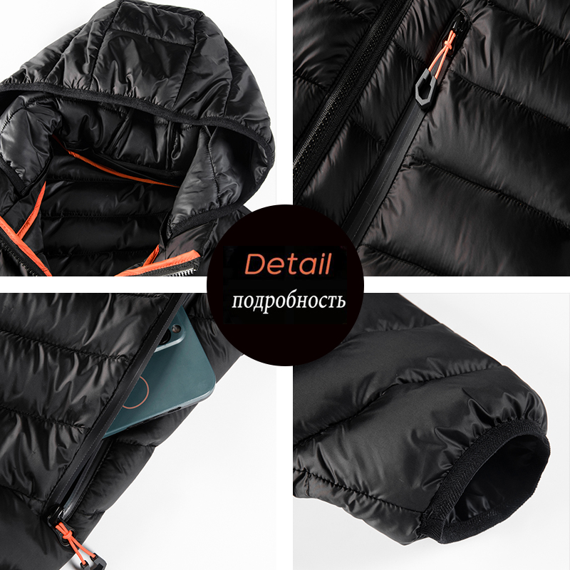 New Autumn Winter Men Warm Waterproof Parkas Jacket Coat Mens Hooded Casual Brand Windproof Thick Outwear Hat Parkas Jacket Male