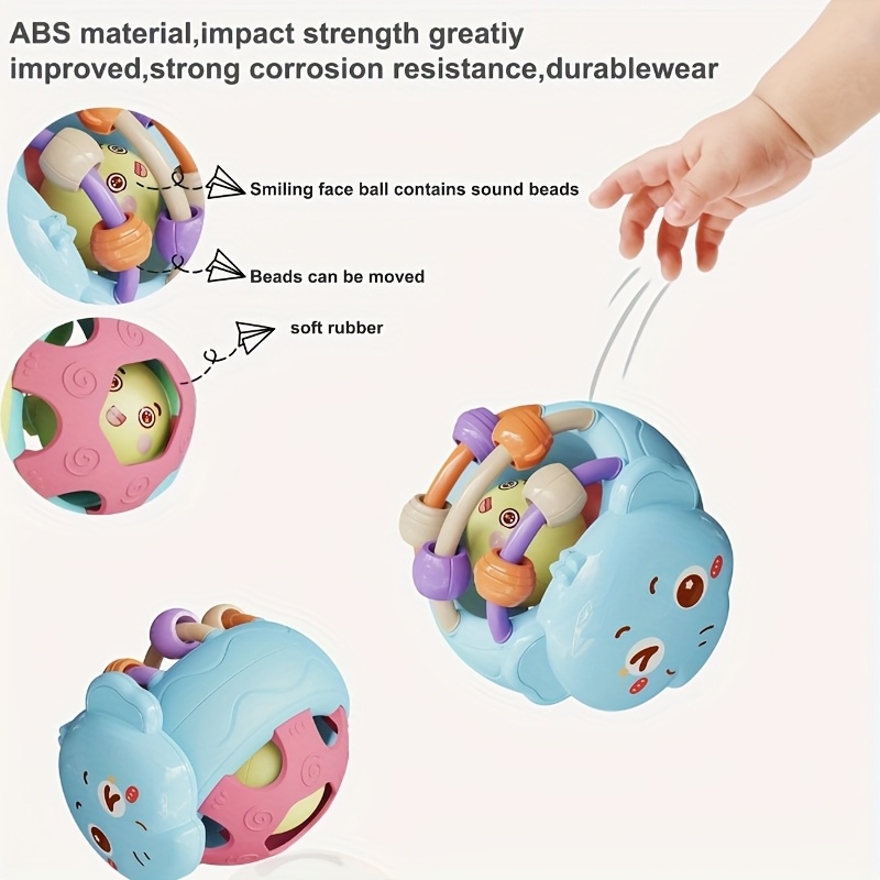 Cute And Interesting Hand-Held Baby Rattle, ABS Material, Color Festival Can Send Birthday Gifts, Christmas, Easter