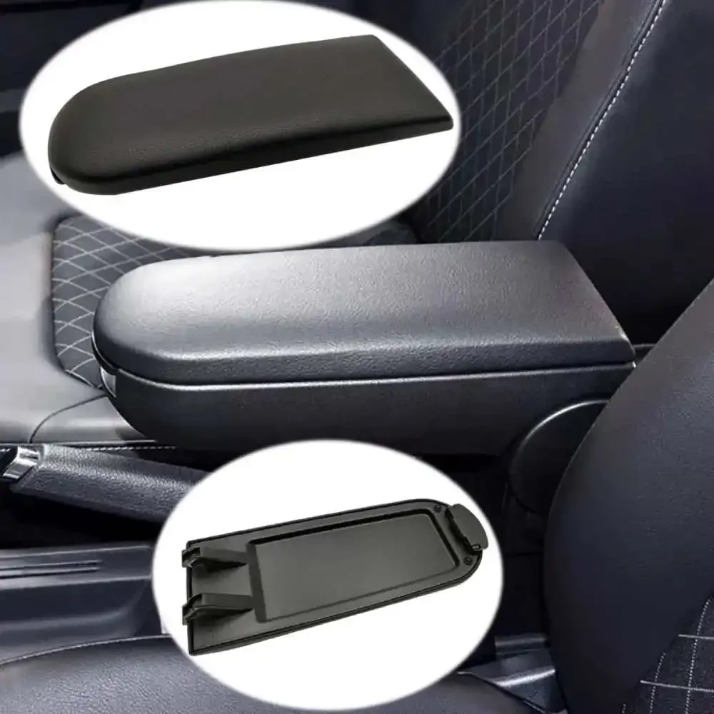 1 PC Lederen Auto Armsteun Klink Deksel Middenconsole Cover Protector Cap Voor VW Jetta Golf 4 MK4 BORA passat B5 Kever Polo 6R 9N